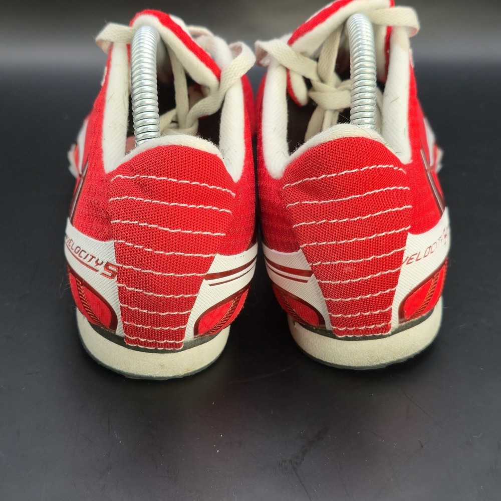 Saucony Unisex Red Velocity‎ 5 Spikes 201881 Track Running Run Shoes Size 10 - Picture 4 of 8